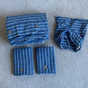 LIKE NEW JELLYMONI Bedding Set Cotton Duvet Cover King Size & 2 Pillowcases